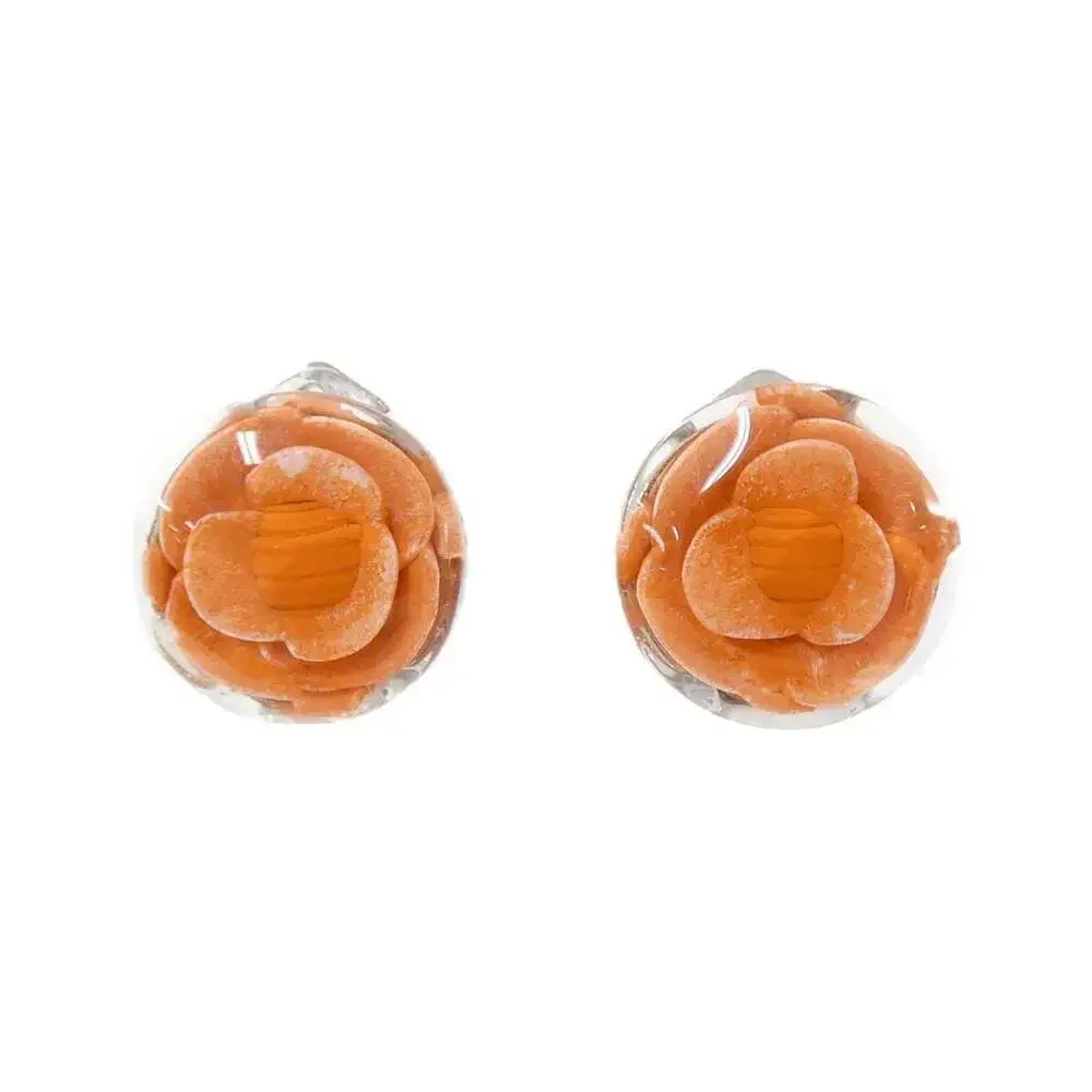 CHANEL Authentic Silver Earrings